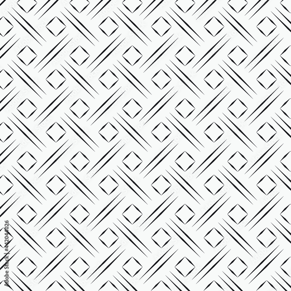 Vector pattern repeating two rows of checkered plates and square shape at center, texture background. Pattern is on swatches panel Vector pattern repeating two rows of checkered plates and square shape at center, texture background. Pattern is on swatches panel
