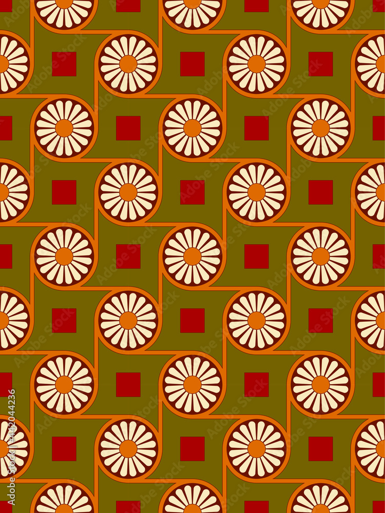 Egyptian Art Ornament Seamless Background. Vector Illustration Egyptian Art Ornament Seamless Background. Vector Illustration
