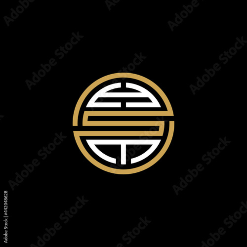 HSM creative letter logo design vector icon illustration photo