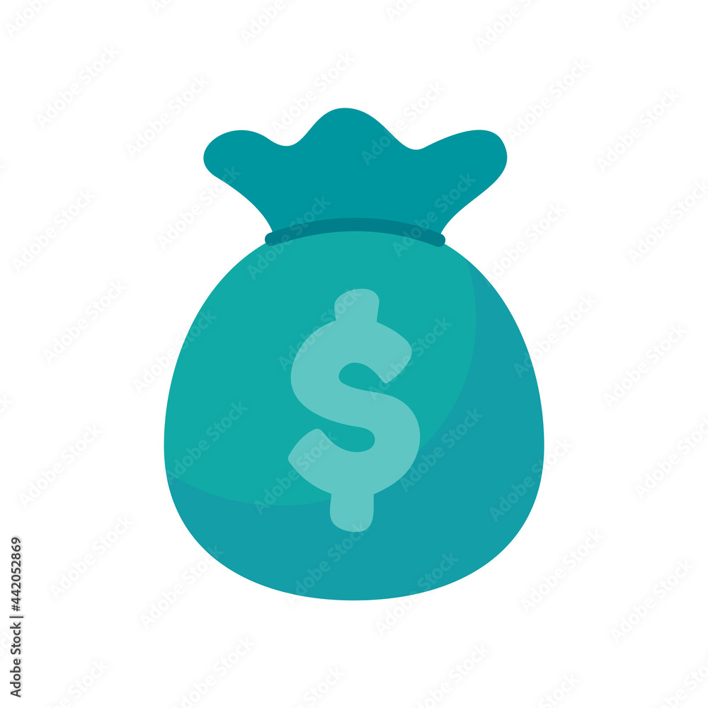 Dollar Coins Vector Growing business investment income concept Dollar Coins Vector Growing business investment income concept