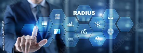 Bild auf Leinwand Radius