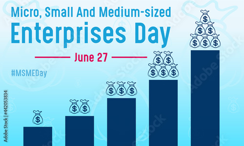 Micro, Small and Medium sized Enterprises Day Vector Illustration Template