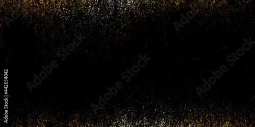 Wallpaper Mural 黒地に金の砂眼模様イメージ2・パノラマサイズ Torontodigital.ca