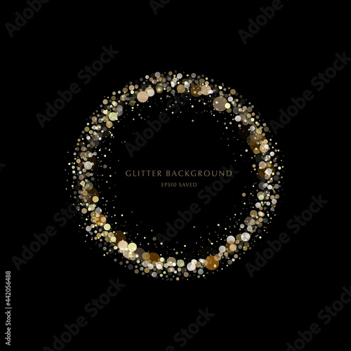 glitter background, luxury gold stardust light