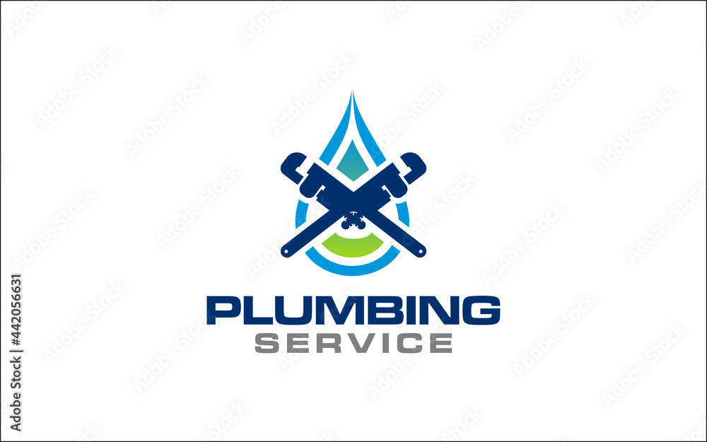 Illustration graphic vector of plumbing and maintenance service Logo Design template-10