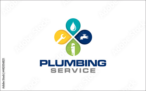 Illustration graphic vector of plumbing and maintenance service Logo Design template-10