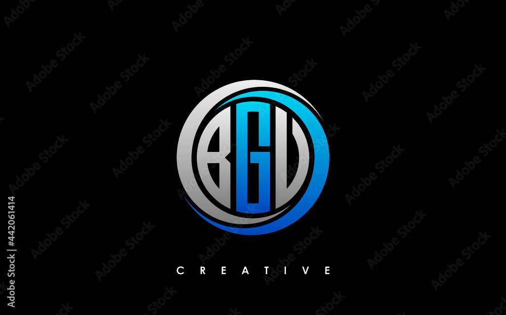 BGV Letter Initial Logo Design Template Vector Illustration BGV Letter Initial Logo Design Template Vector Illustration