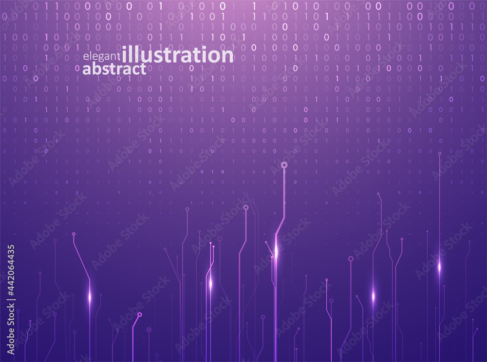 Obraz premium Abstract futuristic circuit board background