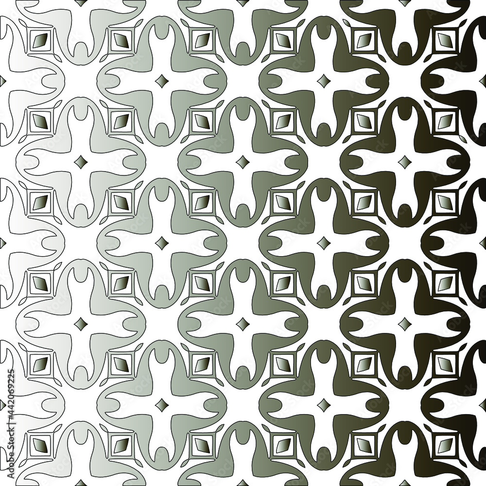 
Silver metallic gradient with repeat Pattern . Abstract metallic background