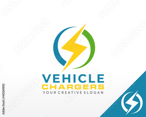 Free Download Electric logo. Electrical Power logo design vector - GFXLoad