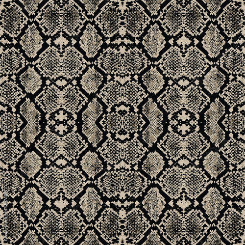 Trendy Snake Skin Texture Pattern Seamless Vector Design Shiny Fashion Colors Perfect for Fabric Print and Wrapping Paper 