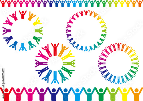 人の輪のイラスト