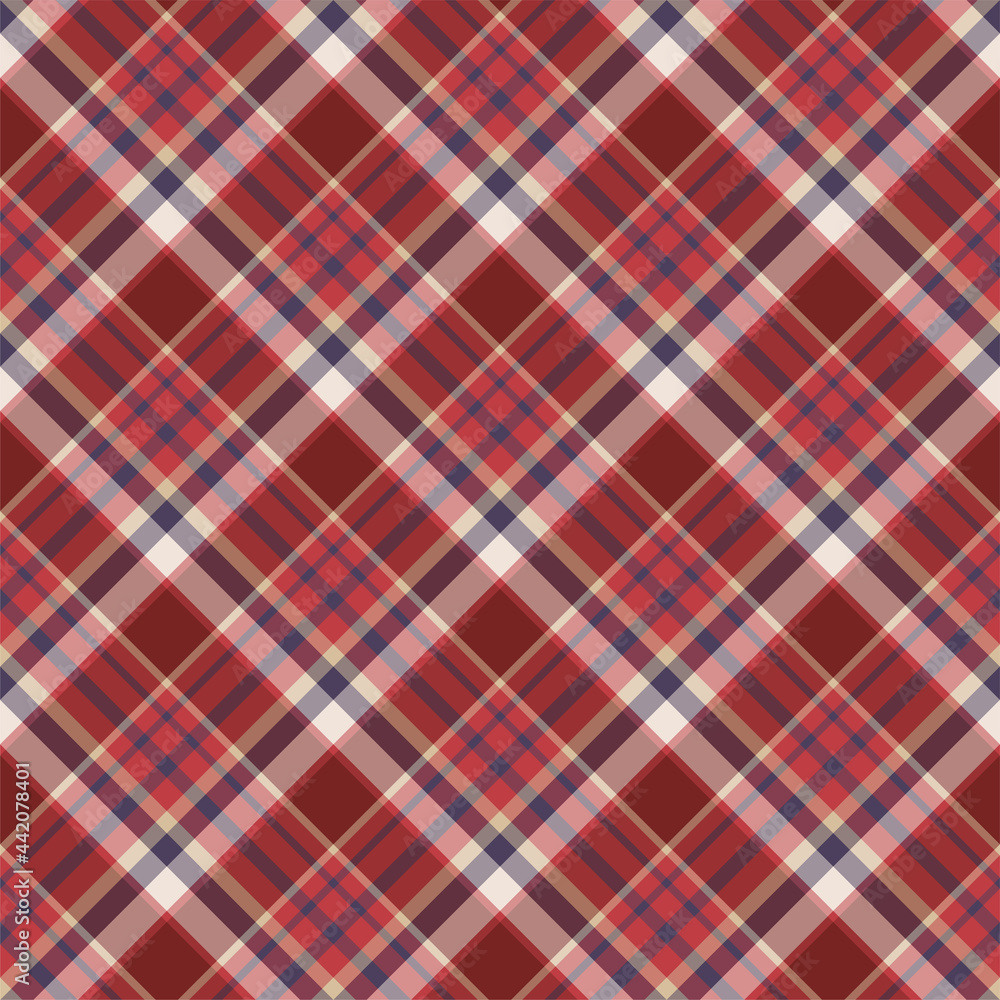 Plaid seamless pattern. Vector background of textile ornament. Flat fabric design. Plaid seamless pattern. Vector background of textile ornament. Flat fabric design.