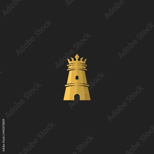 lighthouse crown vector