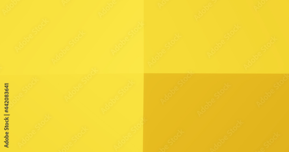 Fototapeta premium Render with yellow lemon color on simple geometric background