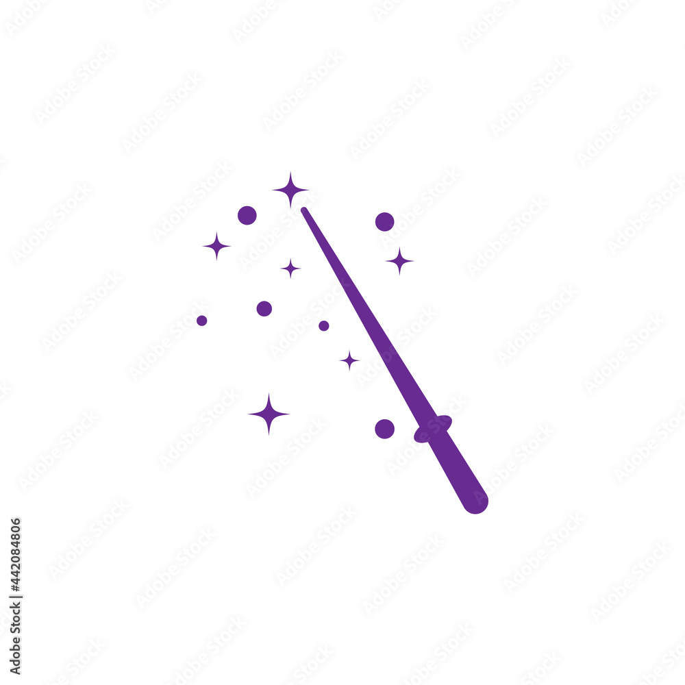 Wand Magic stick icon vector template Wand Magic stick icon vector template
