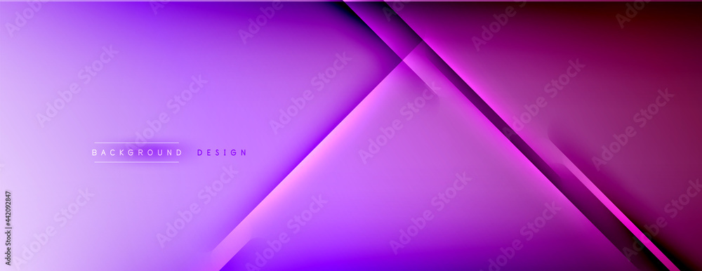 Abstract background. Shadow lines on bright shiny gradient background. Abstract background. Shadow lines on bright shiny gradient background.