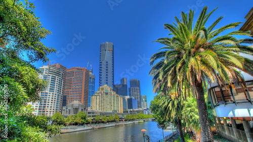 City of Melbourne on a summer day, Australia