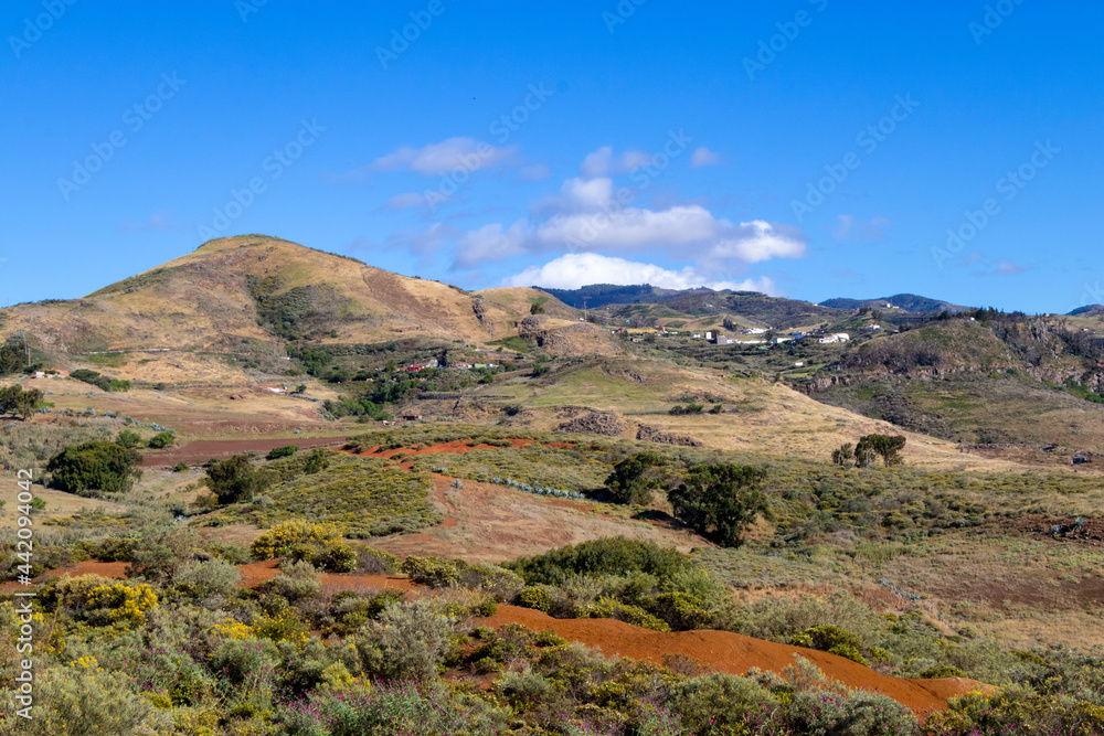 Paisaje que rodea los Llanos de Samarrita, Gran Canaria Paisaje que rodea los Llanos de Samarrita, Gran Canaria