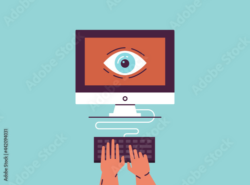 Big brother is watching, global surveillance, security, spying.