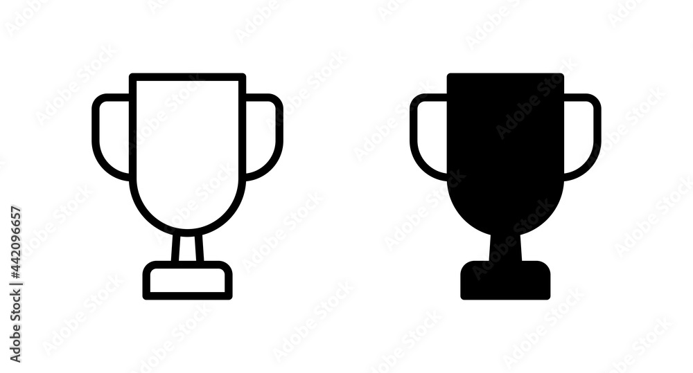 Trophy icon vector for web, computer and mobile app
Trophy icon vector for web, computer and mobile app