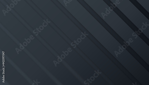 Black simple minimal abstract background with dark concept. Vector Illustration.