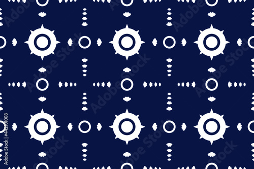 Geometric ethnic pattern traitional design for background, vector and illustration. 
 photo