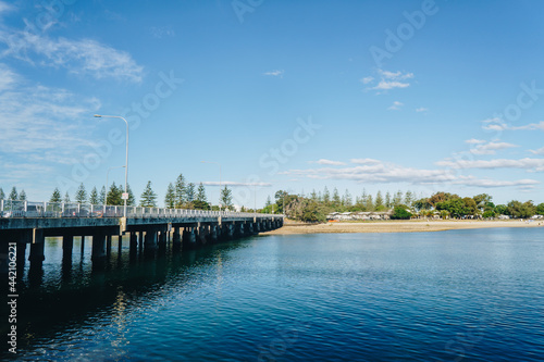 Tallebugera creek bridge from the Burleigh side towards palm Beach