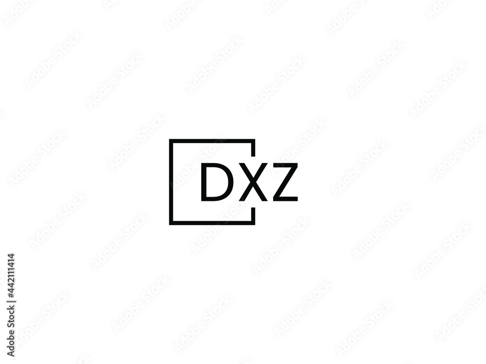 DXZ Letter Initial Logo Design Vector Illustration DXZ Letter Initial Logo Design Vector Illustration