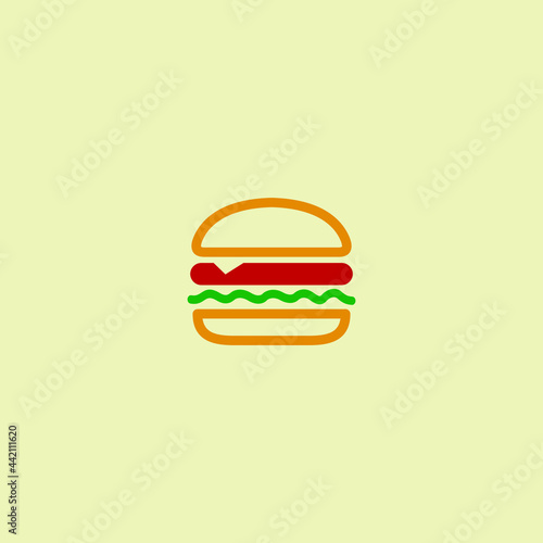 Burger Simple Logo