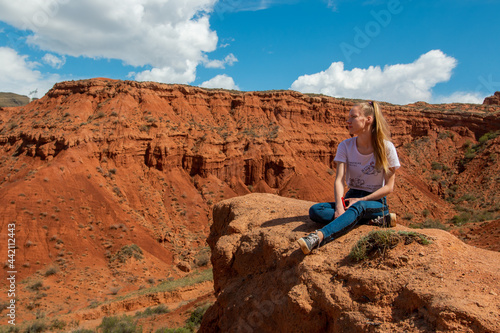 Person in the desert