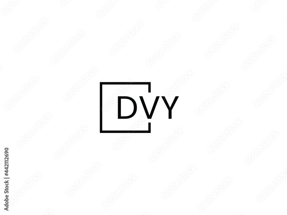 Fototapeta premium DVY Letter Initial Logo Design Vector Illustration