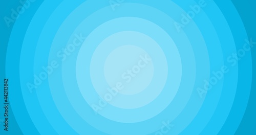 Composition of multiple blue circles with copy space background