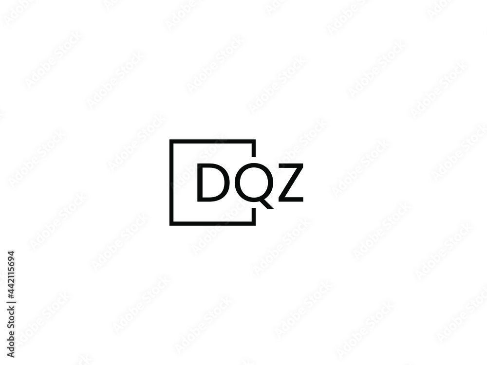 DQZ letter initial logo design vector illustration DQZ letter initial logo design vector illustration