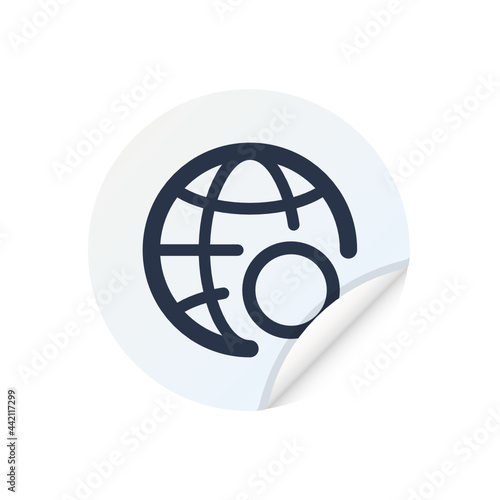 Search Location - Sticker