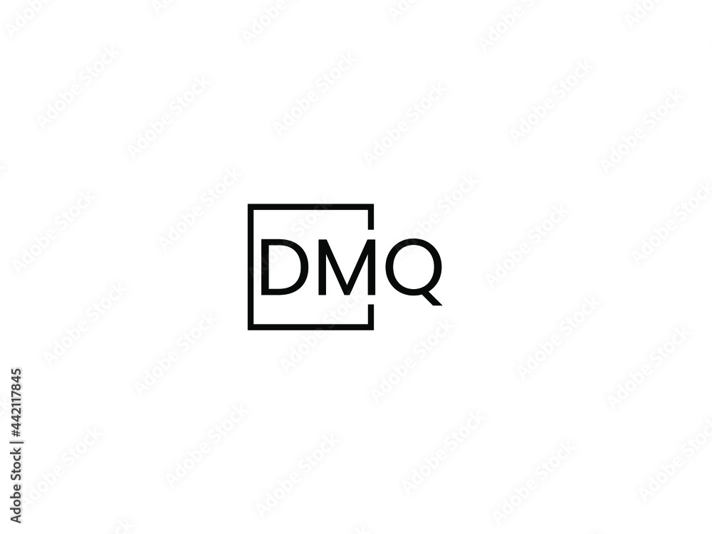 DMQ letter initial logo design vector illustration DMQ letter initial logo design vector illustration