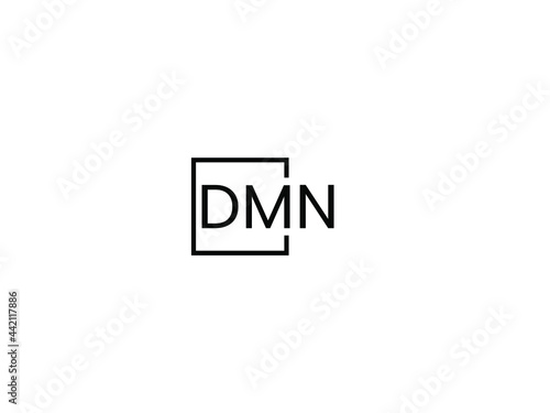 DMN letter initial logo design vector illustration photo