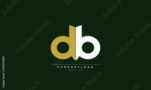 Abstract initial monogram letter alphabet logo design