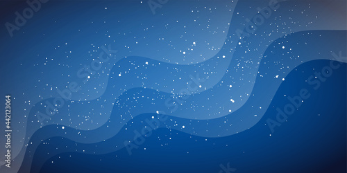 アブストラクト　背景　空　星空　夜　青　キラキラ　光