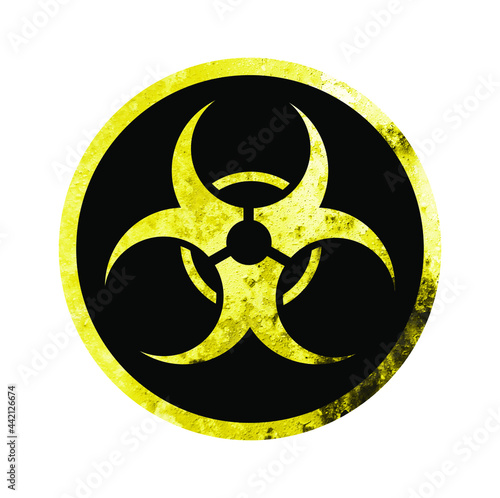 biohazard warning sign