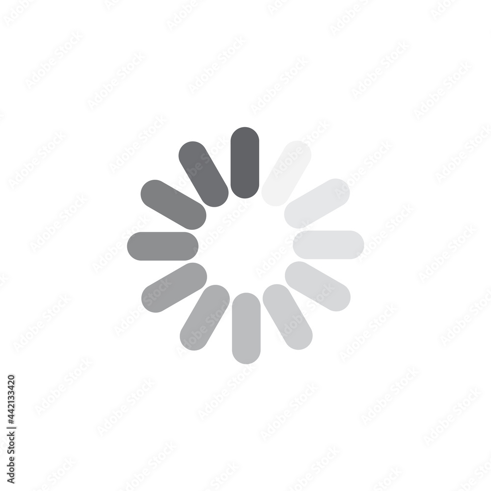 Loading icon logo design template Loading icon logo design template