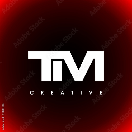 TM Letter Initial Logo Design Template Vector Illustration