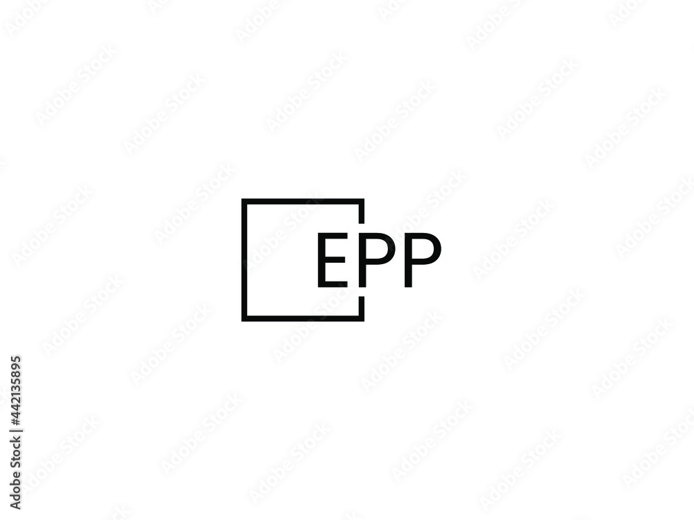 EPP Letter Initial Logo Design Vector Illustration EPP Letter Initial Logo Design Vector Illustration