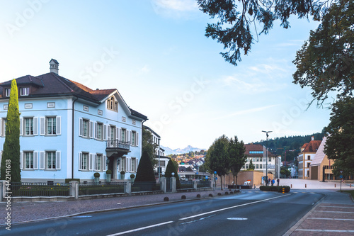 Obraz na płótnie Vaduz, the capital of Liechtenstein w salonie