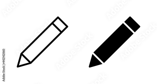 Pencil icon, edit icon vector for web, computer and mobile app