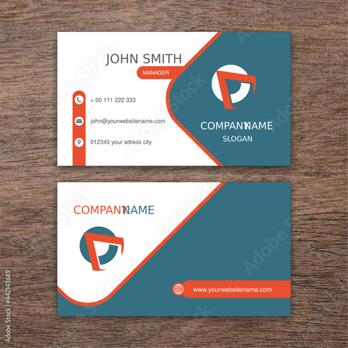 Visiting card for business and personal use