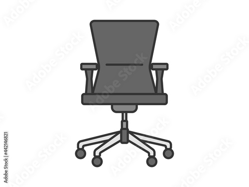 オフィスチェアのイラスト