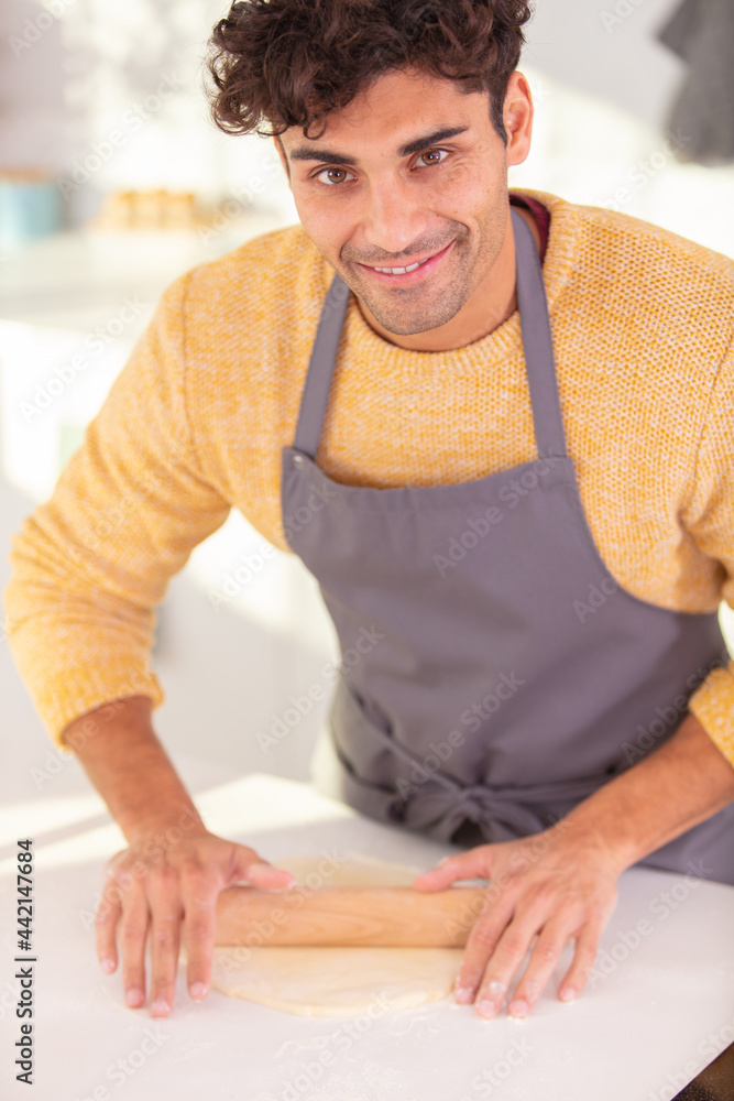 manin the home rolling pastry manin the home rolling pastry