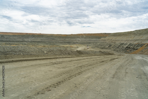 open pit for mining bauxite