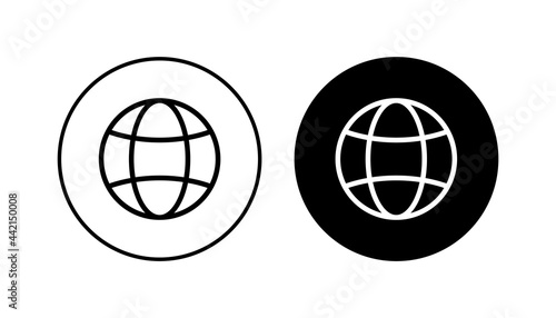 Web icon set. go to web icon. web click icon